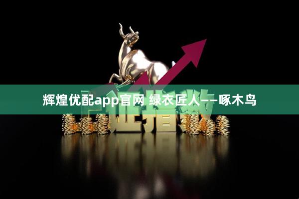 辉煌优配app官网 绿衣匠人——啄木鸟